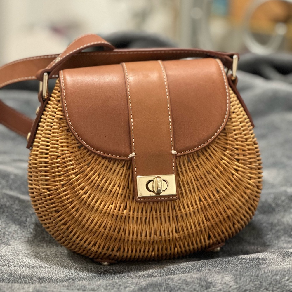 J. McLaughlin Wicker Purse